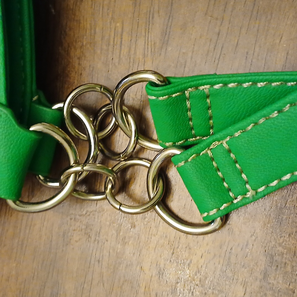 New Kelly Green Women's Handbag 17X4X9 - Picture 6 of 7
